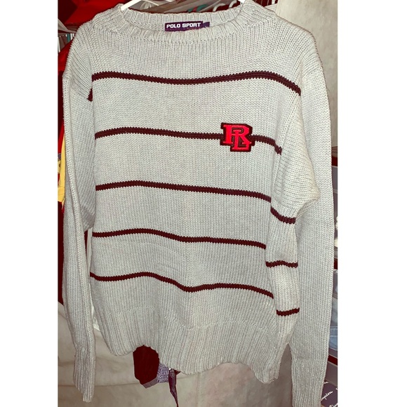 Ralph Lauren Retro Knit Crewneck Sweater - Picture 1 of 3